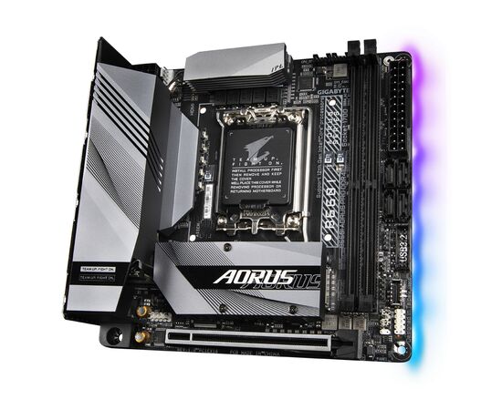 Материнская плата GIGABYTE B660I AORUS PRO DDR4, изображение 4 Материнская плата GIGABYTE B660I AORUS PRO DDR4, изображение 4