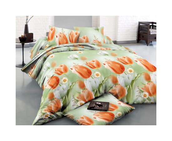 Постельное белье MirSon Сатин 22-1287-1 Tulips 200х220 (2200004109978)