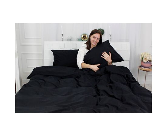 Постільна білизна MirSon Сатин Premium 0055 Black Pearl 2х160х220 (2200001717855), зображення 4 Постільна білизна MirSon Сатин Premium 0055 Black Pearl 2х160х220 (2200001717855), зображення 4