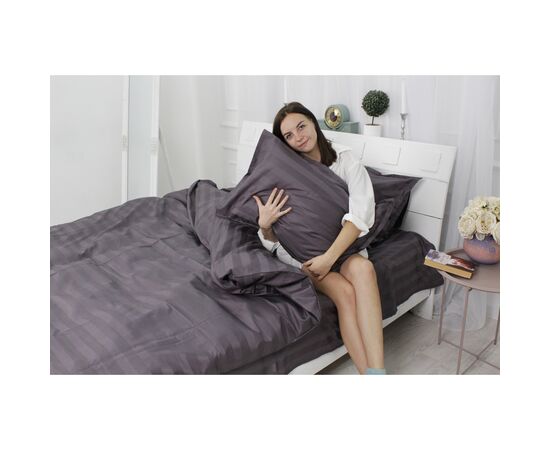 Постільна білизна MirSon Сатин Premium Жаккард Graphite 160х220 (2200001478947), зображення 3 Постільна білизна MirSon Сатин Premium Жаккард Graphite 160х220 (2200001478947), зображення 3