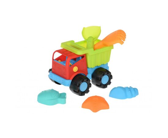 Игрушка для песка Same Toy 6 ед Грузовик Красный (988Ut-1)