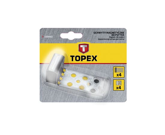 Набор инструментов Topex магниты для кафельной плитки 4 шт. (16B480), изображение 2