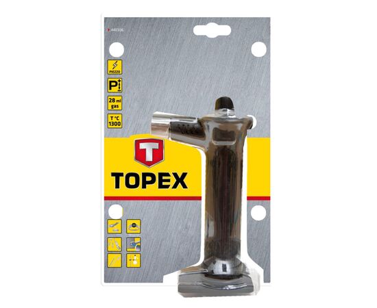Газовый паяльник Topex пьезоноджог, 28 мл (44E106), изображение 2 Газовый паяльник Topex пьезоноджог, 28 мл (44E106), изображение 2