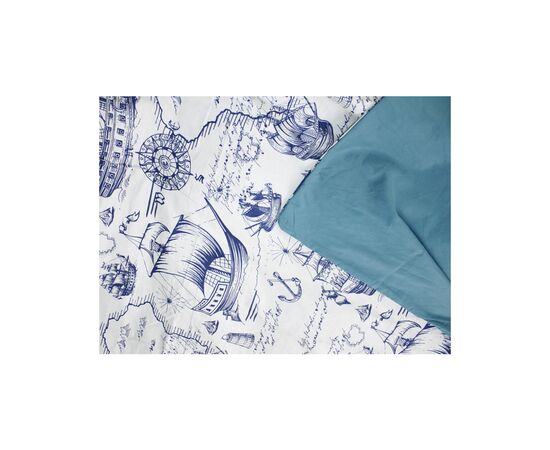 Постельное белье MirSon Сатин 22-1333 Miracle Полуторный Евро (2200005164358), изображение 3