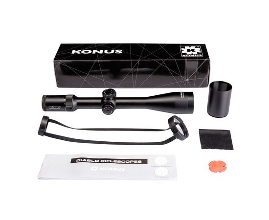 Приціл Konus Diablo 6-24x50 1/2 MIL-DOT IR (7173), зображення 5 Приціл Konus Diablo 6-24x50 1/2 MIL-DOT IR (7173), зображення 5