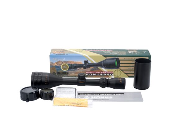 Прицел Konus KonusPro 3-12x50 30/30 AO (7256), изображение 4 Прицел Konus KonusPro 3-12x50 30/30 AO (7256), изображение 4