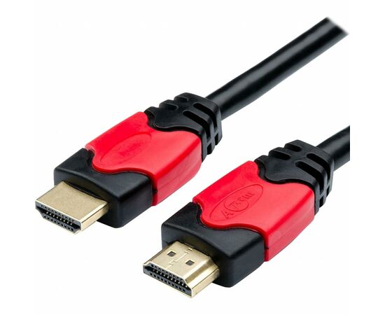 Кабель мультимедійний HDMI to HDMI 30.0m V2.0 Red/Gold Atcom (24930)