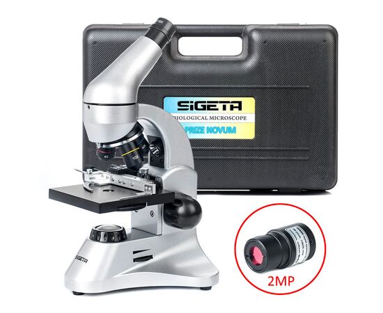 Мікроскоп Sigeta Prize Novum 20x-1280x з камерою 2Mp (65244)