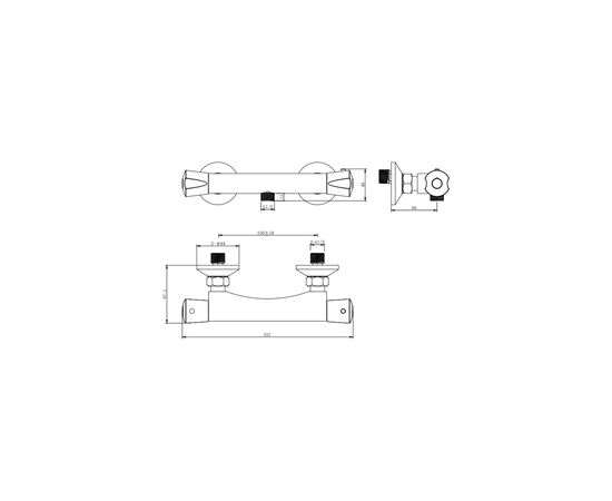 Змішувач Corso PIAVE EG-2D187C (9663300), зображення 4 Змішувач Corso PIAVE EG-2D187C (9663300), зображення 4