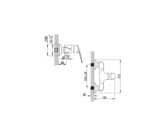 Смеситель Corso SERIO DC-1D146C (9626300), изображение 2 Смеситель Corso SERIO DC-1D146C (9626300), изображение 2