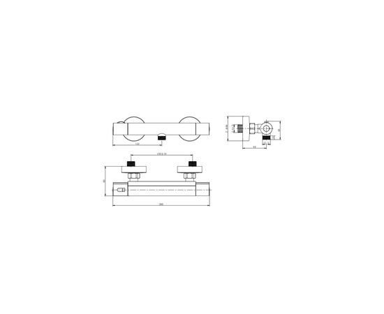 Смеситель Corso VOLTURNO EF-2D186C (9661300), изображение 3 Смеситель Corso VOLTURNO EF-2D186C (9661300), изображение 3