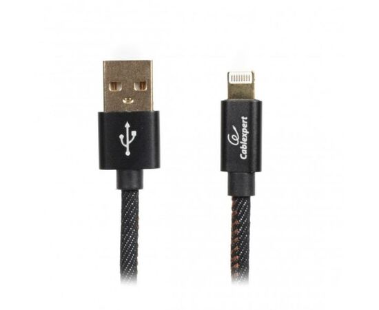 Дата кабель USB 2.0 AM to Lightning 1.0m Cablexpert (CCPB-L-USB-04BK)
