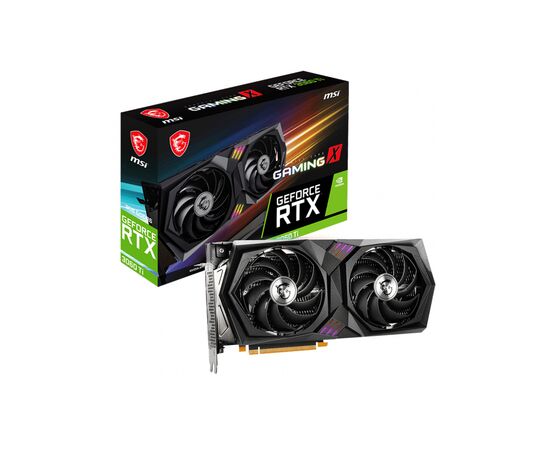 Відеокарта MSI GeForce RTX3060Ti 8Gb GAMING X LHR (RTX 3060 Ti GAMING X 8G LHR)