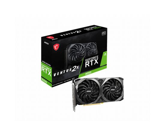 Видеокарта MSI GeForce RTX3050 8Gb VENTUS 2X OC (RTX 3050 VENTUS 2X 8G OC), изображение 5 Видеокарта MSI GeForce RTX3050 8Gb VENTUS 2X OC (RTX 3050 VENTUS 2X 8G OC), изображение 5