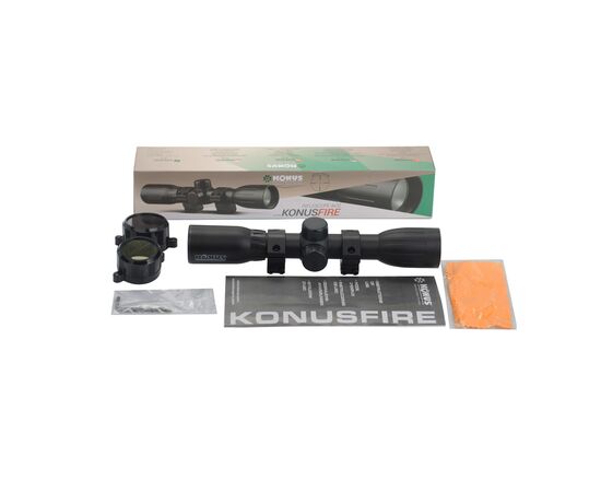 Прицел Konus KonusFire 4x32 30/30 (с кольцами) (7350), изображение 4 Прицел Konus KonusFire 4x32 30/30 (с кольцами) (7350), изображение 4