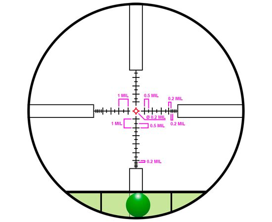 Прицел Konus KonusPro MIL-DOT IR FFP (7297), изображение 5 Прицел Konus KonusPro MIL-DOT IR FFP (7297), изображение 5