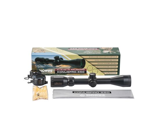 Прицел Konus KonusPro-550 3-9x40 550 IR (7276), изображение 4 Прицел Konus KonusPro-550 3-9x40 550 IR (7276), изображение 4