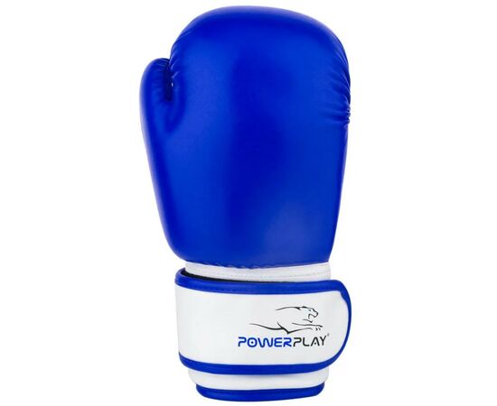 Боксерські рукавички PowerPlay 3004 JR 6oz Blue/White (PP_3004JR_6oz_Blue/White), зображення 3 Боксерські рукавички PowerPlay 3004 JR 6oz Blue/White (PP_3004JR_6oz_Blue/White), зображення 3