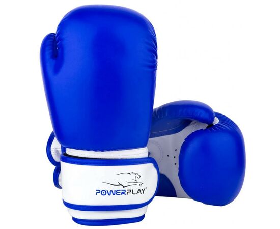 Боксерские перчатки PowerPlay 3004 JR 6oz Blue/White (PP_3004JR_6oz_Blue/White)