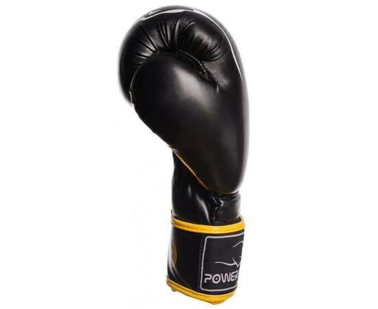 Боксерські рукавички PowerPlay 3018 14oz Black/Yellow (PP_3018_14oz_Black/Yellow), зображення 2 Боксерські рукавички PowerPlay 3018 14oz Black/Yellow (PP_3018_14oz_Black/Yellow), зображення 2