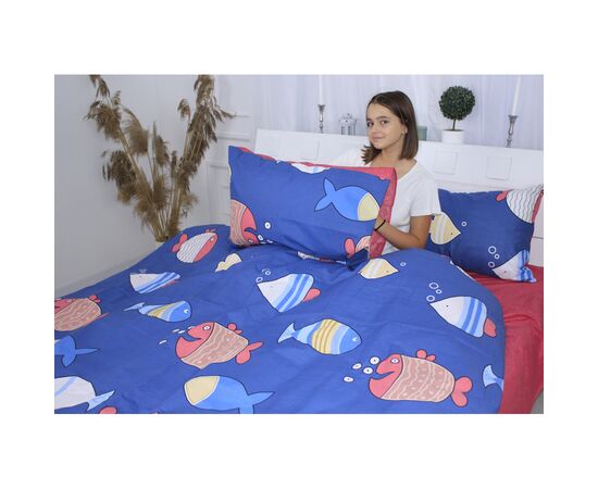 Постільна білизна MirSon Бязь Premium 17-0466 Fish are fabulous Сімейний 160x220 (2200003328783), зображення 4 Постільна білизна MirSon Бязь Premium 17-0466 Fish are fabulous Сімейний 160x220 (2200003328783), зображення 4