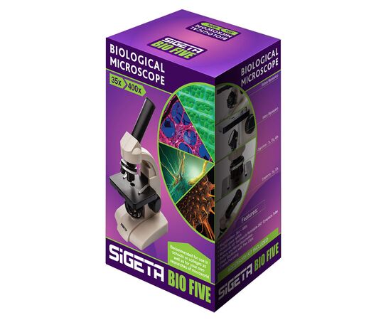 Микроскоп Sigeta Bio Five 35x-400x (65227), изображение 9 Микроскоп Sigeta Bio Five 35x-400x (65227), изображение 9