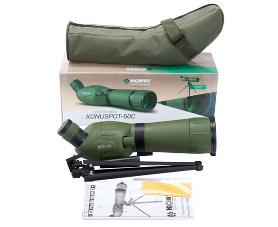 Подзорная труба Konus Konuspot-60C 20-60x60 (7125), изображение 5 Подзорная труба Konus Konuspot-60C 20-60x60 (7125), изображение 5