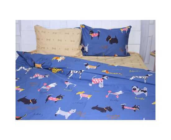 Постельное белье MirSon Сатин 22-1309PocketDogs 160 х 220 (2200004339863), изображение 2
