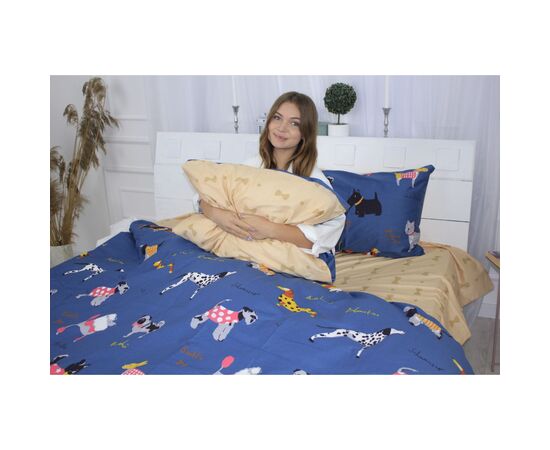 Постельное белье MirSon Сатин 22-1309PocketDogs 160 х 220 (2200004340692), изображение 5