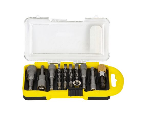 Набор инструментов Sigma насадки торцевые + адаптер и биты 26шт (4012021), изображение 2