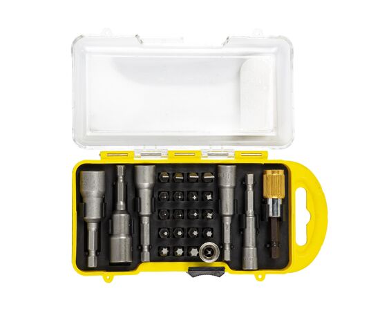 Набор инструментов Sigma насадки торцевые + адаптер и биты 26шт (4012021), изображение 3