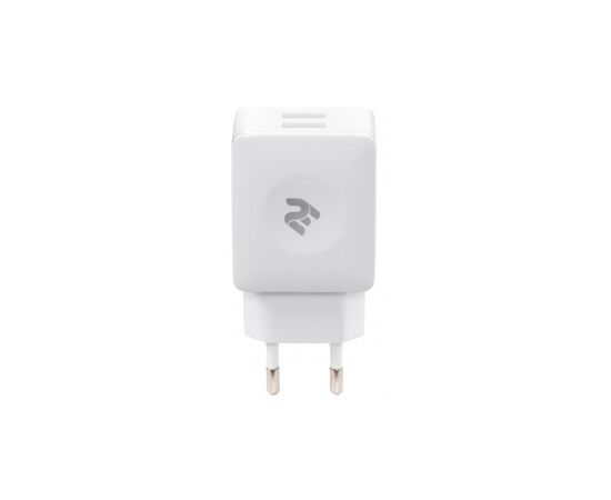Зарядний пристрій 2E Wall for 2 USB - DC5.0V/4.2 A, white (2E-WC4USB-W)