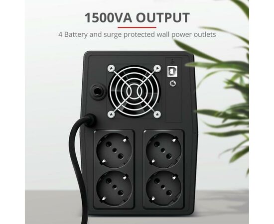 Источник бесперебойного питания Trust Paxxon 1500VA (23505_TRUST), изображение 8 Источник бесперебойного питания Trust Paxxon 1500VA (23505_TRUST), изображение 8