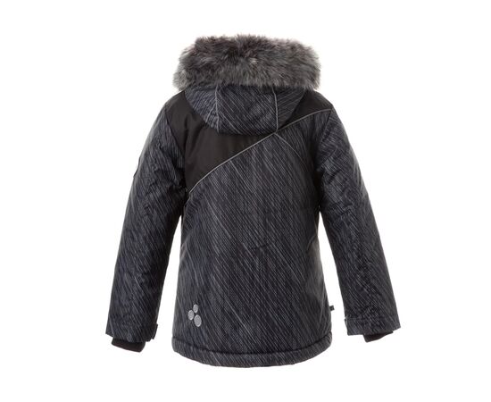 Куртка Huppa NORTONY 1 17440130 тёмно-серый с принтом/чёрный 128 (4741468989266), изображение 2