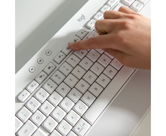Клавиатура Logitech Signature K650 USB/Bluetooth UA Off-White (920-010977), изображение 3 Клавиатура Logitech Signature K650 USB/Bluetooth UA Off-White (920-010977), изображение 3