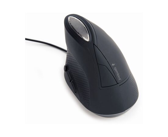 Мышка Gembird MUS-ERGO-03 USB Black (MUS-ERGO-03), изображение 3 Мышка Gembird MUS-ERGO-03 USB Black (MUS-ERGO-03), изображение 3