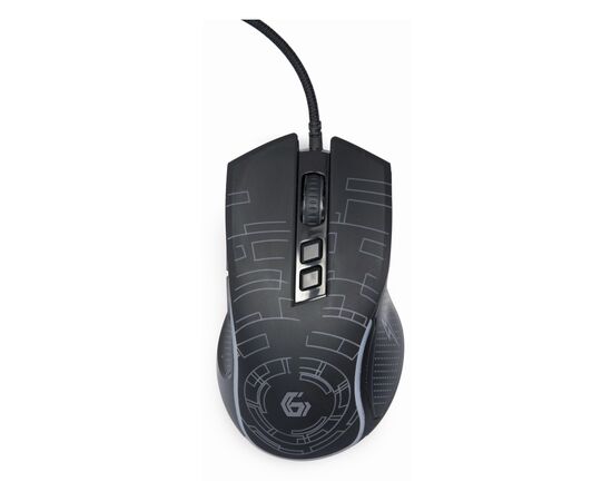 Мишка Gembird MUSG-RGB-01 USB Black (MUSG-RGB-01), зображення 4 Мишка Gembird MUSG-RGB-01 USB Black (MUSG-RGB-01), зображення 4