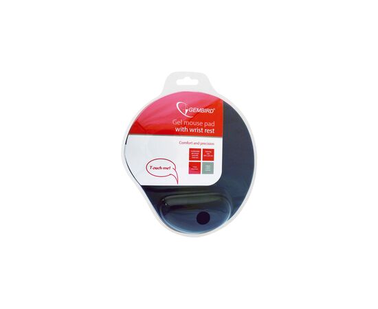 Коврик для мышки Gembird MP-GEL-BK, изображение 2 Коврик для мышки Gembird MP-GEL-BK, изображение 2