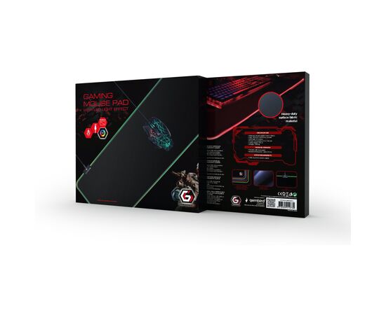 Коврик для мышки Gembird MP-GAMELED-L, изображение 6 Коврик для мышки Gembird MP-GAMELED-L, изображение 6