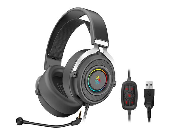 Навушники A4Tech Bloody G535 Black+Silver