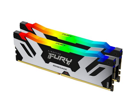 Модуль памяти для компьютера DDR5 32GB (2x16GB) 6000 MHz FURY Renegade RGB Kingston Fury (ex.HyperX) (KF560C32RSAK2-32), изображение 2 Модуль памяти для компьютера DDR5 32GB (2x16GB) 6000 MHz FURY Renegade RGB Kingston Fury (ex.HyperX) (KF560C32RSAK2-32), изображение 2