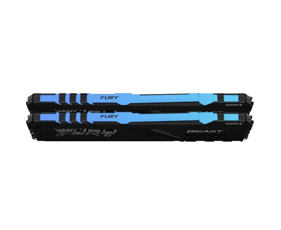 Модуль памяти для компьютера DDR4 64GB (2x32GB) 2666 MHz Beast RGB Kingston Fury (ex.HyperX) (KF426C16BBAK2/64), изображение 3 Модуль памяти для компьютера DDR4 64GB (2x32GB) 2666 MHz Beast RGB Kingston Fury (ex.HyperX) (KF426C16BBAK2/64), изображение 3