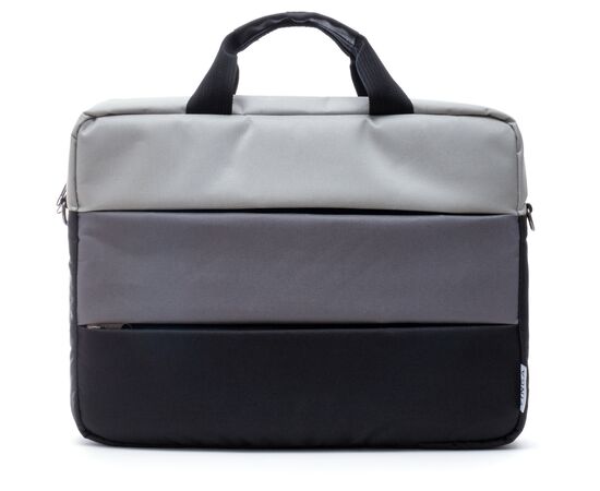 Сумка для ноутбука Vinga 15.6" NB112 black/gray (NB112BG), зображення 2 Сумка для ноутбука Vinga 15.6" NB112 black/gray (NB112BG), зображення 2