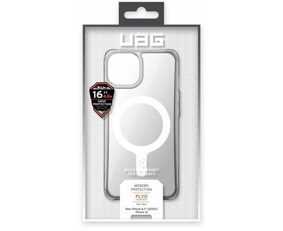 Чехол для моб. телефона Uag Apple iPhone 14 Plyo Magsafe, Ash (114068113131), изображение 9