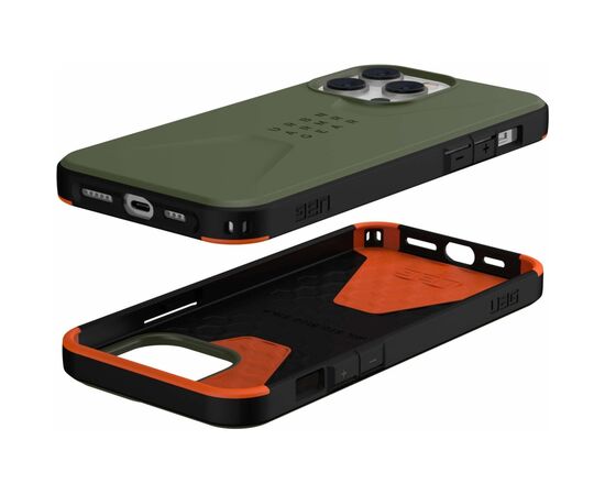 Чехол для моб. телефона Uag Apple iPhone 14 Pro Max Civilian, Olive (114043117272), изображение 7