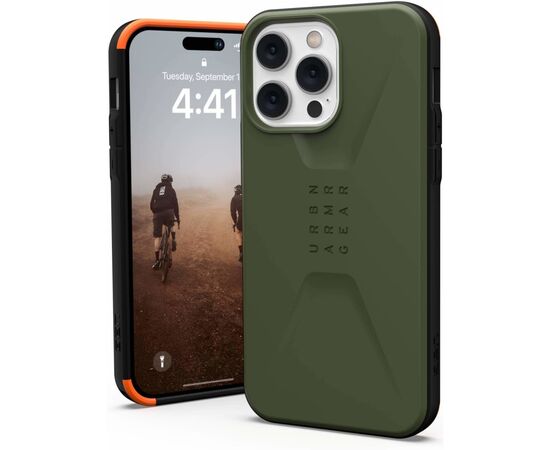 Чехол для моб. телефона Uag Apple iPhone 14 Pro Max Civilian, Olive (114043117272), изображение 8