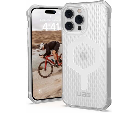 Чохол до моб. телефона Uag Apple iPhone 14 Pro Max Essential Armor Magsafe, Frosted Ice (114088110243), зображення 8