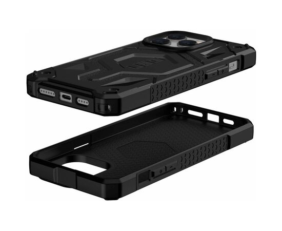 Чохол до моб. телефона Uag Apple iPhone 14 Pro Max Monarch Pro Magsafe, Black (114031114040), зображення 7 Чохол до моб. телефона Uag Apple iPhone 14 Pro Max Monarch Pro Magsafe, Black (114031114040), зображення 7