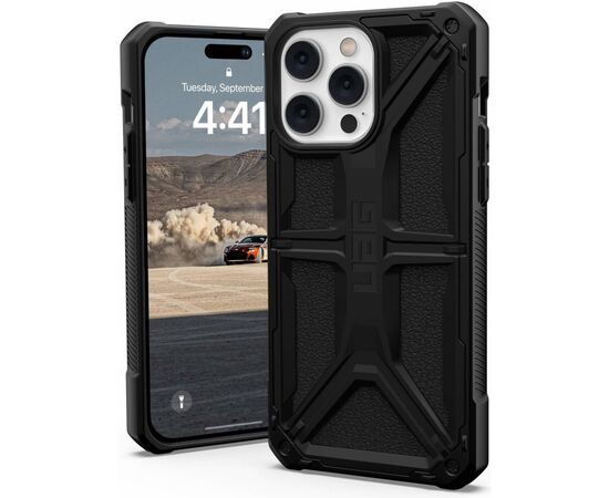 Чехол для моб. телефона Uag Apple iPhone 14 Pro Max Monarch, Black (114035114040), изображение 8