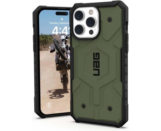 Чохол до моб. телефона Uag Apple iPhone 14 Pro Max Pathfinder Magsafe, Olive (114055117272), зображення 8 Чохол до моб. телефона Uag Apple iPhone 14 Pro Max Pathfinder Magsafe, Olive (114055117272), зображення 8